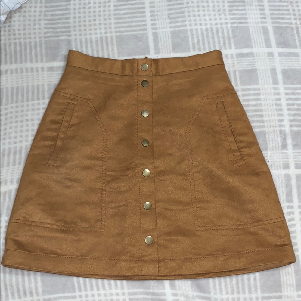 Brown skirt worn once